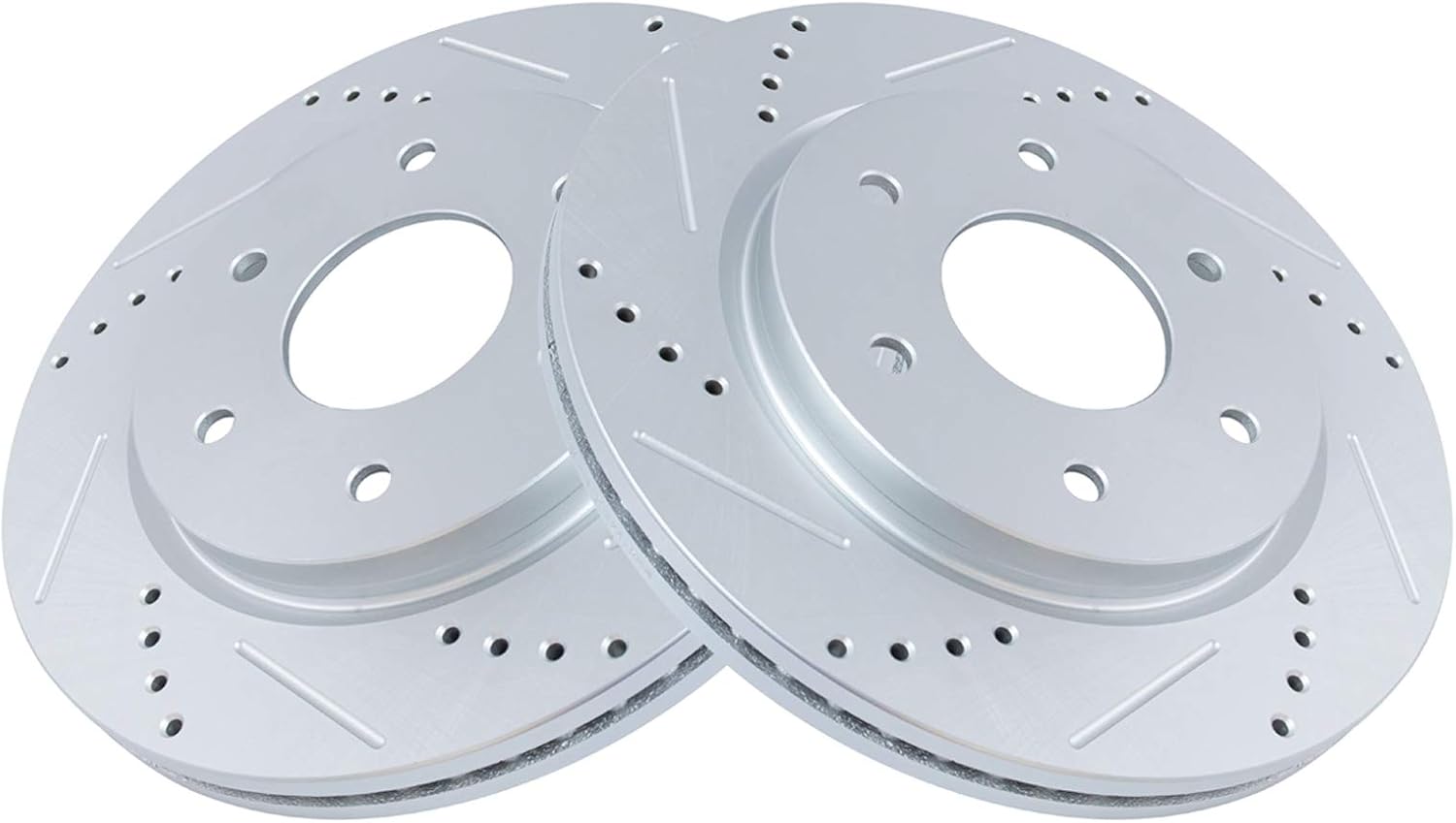 TRQ Front Performance Brake Rotors Set for INFINITI QX56 & TITAN