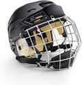Youth Adult Ice Hockey Helmet with Carbon Steel Cage - Breathable