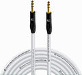 1/4 TRS Male to 1/4 TRS Male Cable 75 ft - Balanced White