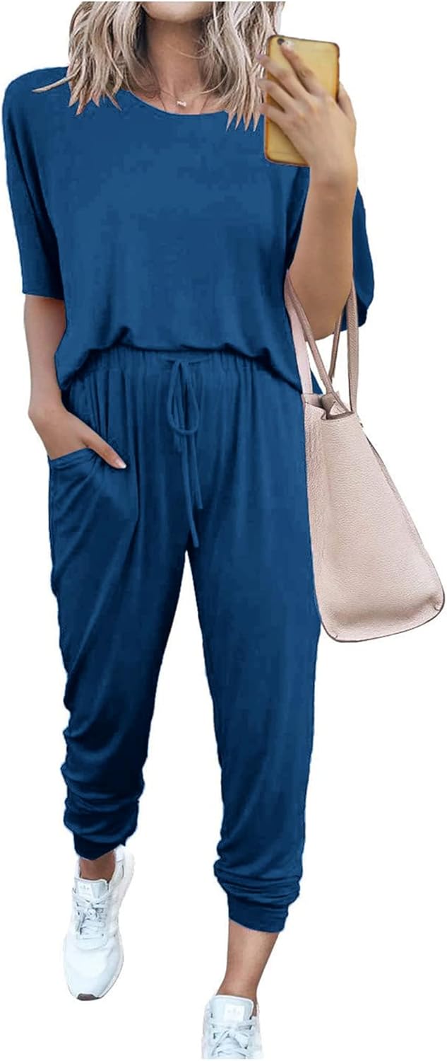 PRETTYGARDEN Women's Two Piece Lounge Sets for Summer Travel