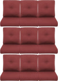 Complete 9 Piece Outdoor Cushion Set for Wicker Furniture