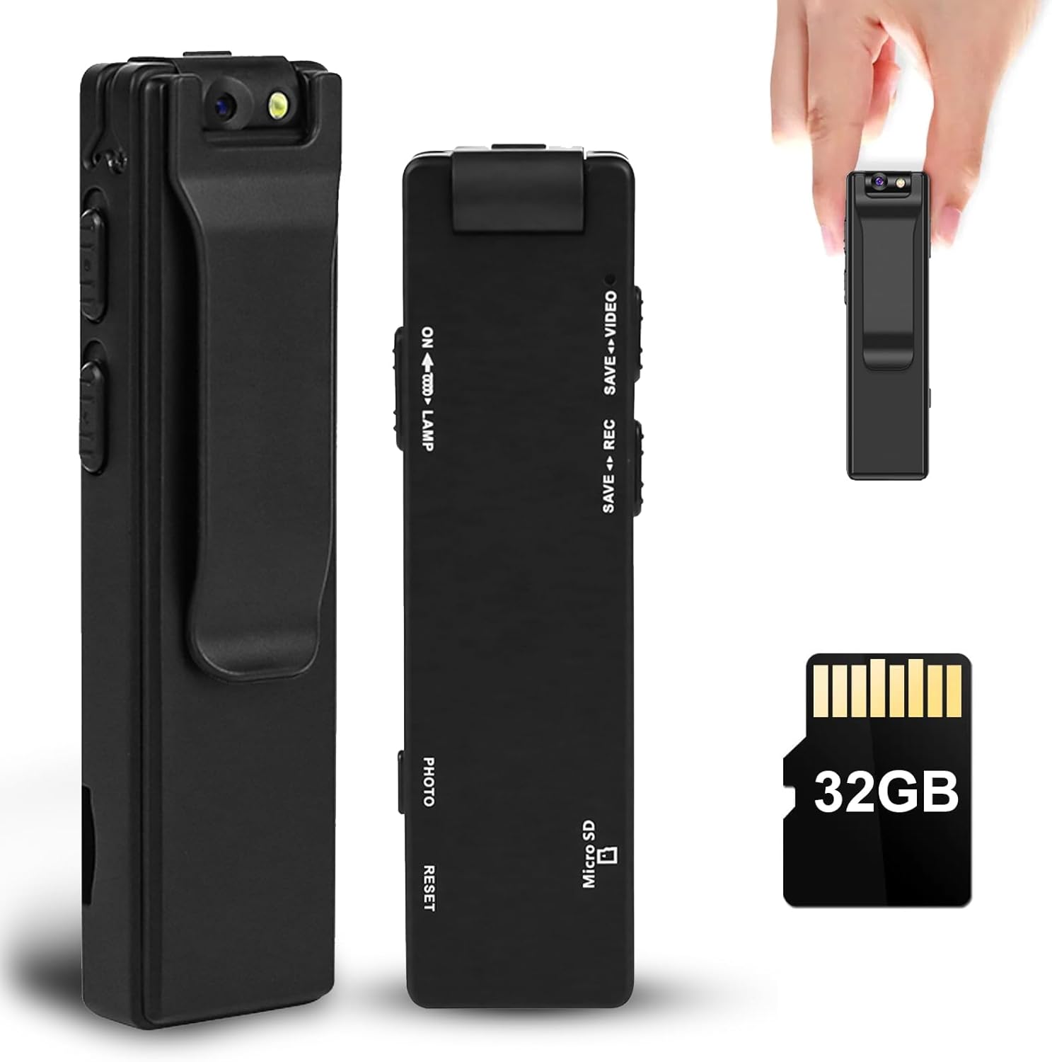 1080P Mini Body Camera with Night Vision - Tkiplay