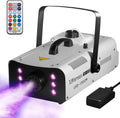 Fog Machine 1500 Watt with 6 LED Lights and Wireless Remote - Powerful