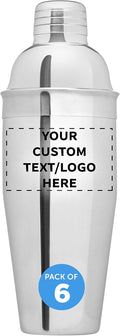 Personalized Stainless Steel Shakers - Cocktail Kit Set