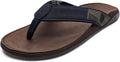 OLUKAI Tuahine Men's Waterproof Leather Sandals - Comfortable Support