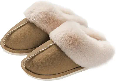 SOSUSHOE Womens Slippers Memory Foam Fluffy Soft House Slippers