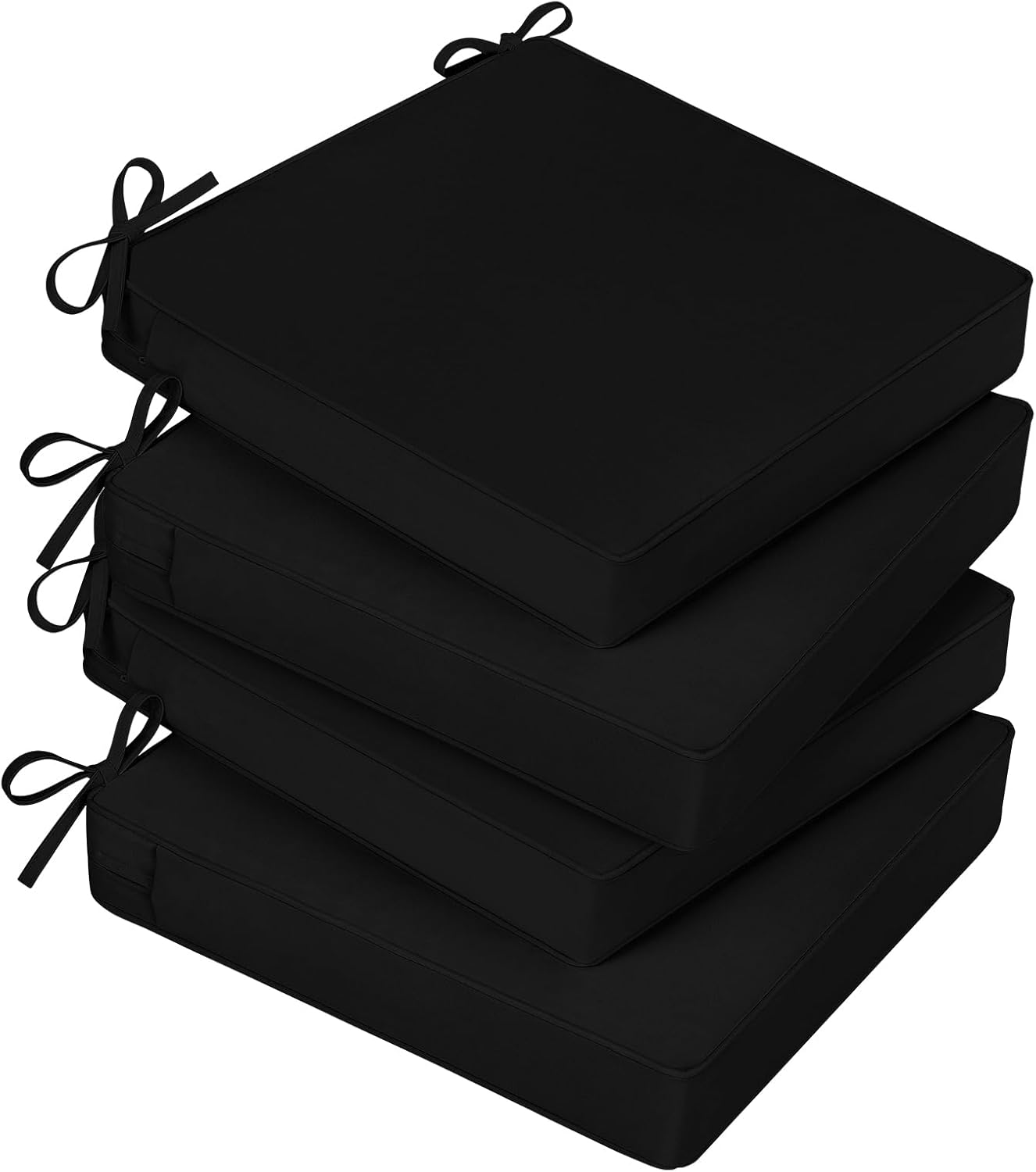 Comfortable Waterproof Outdoor Chair Cushions Set of 4 for Patio