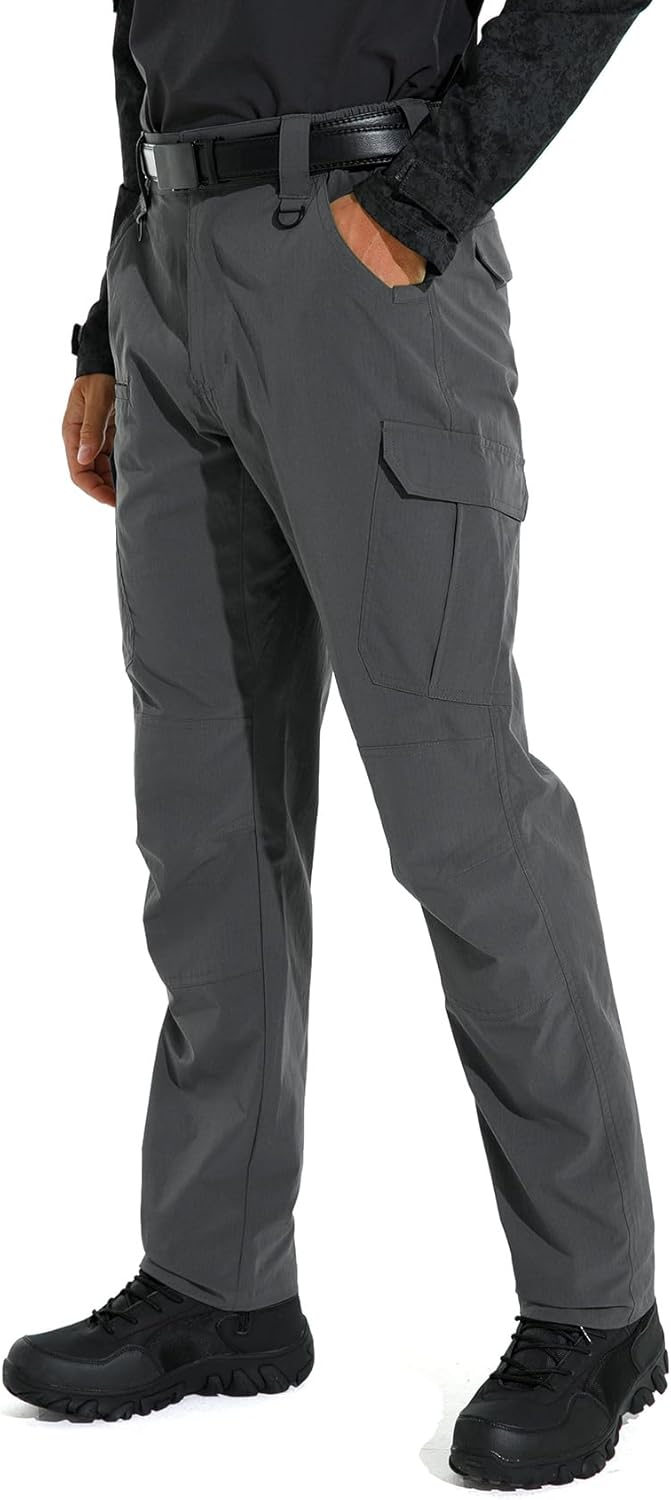 Men's Lightweight Tactical Cargo Pants for Outdoor Adventures