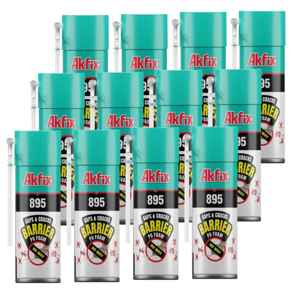 Akfix 895 PestBlocker Insulation Spray Foam for Gaps & Cracks