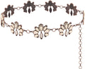 Large Western Concho Metal Belt for Women - Rustic Couture Style