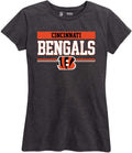 Cincinnati Bengals Womens Relaxed Fit T-Shirt - Game Day Comfort