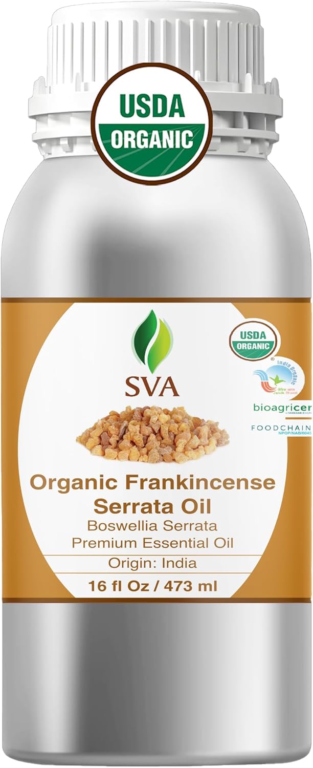 SVA Organic Frankincense Essential Oil for Aromatherapy and Skin