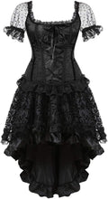 Kranchungel Steampunk Corset Skirt Renaissance Corset Dress
