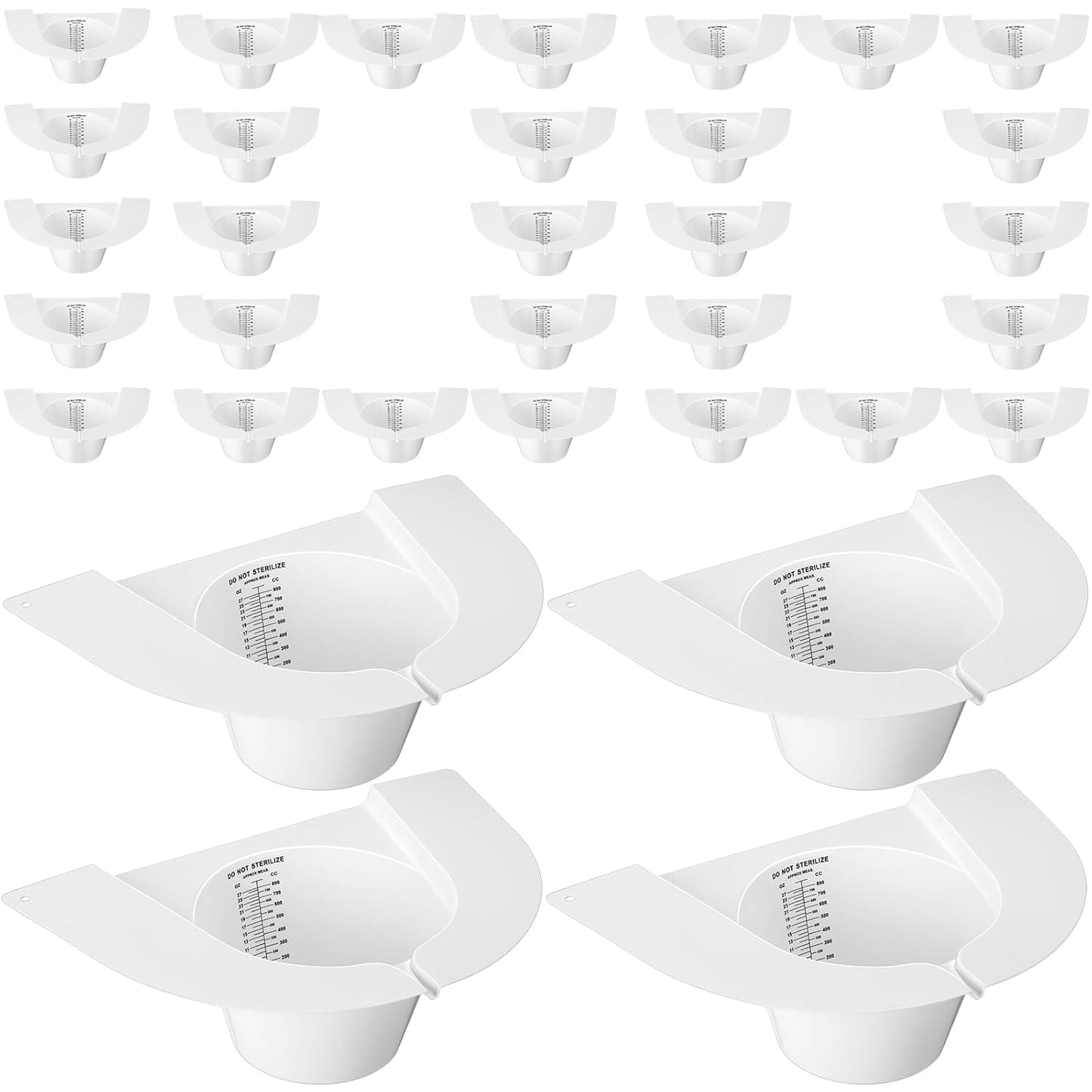 TrelaCo 100 Pcs Urine Collection Hats for Easy Sample Collection