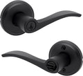 Kwikset Sedona Entry Door Handle with Lock and Key - Secure Matte