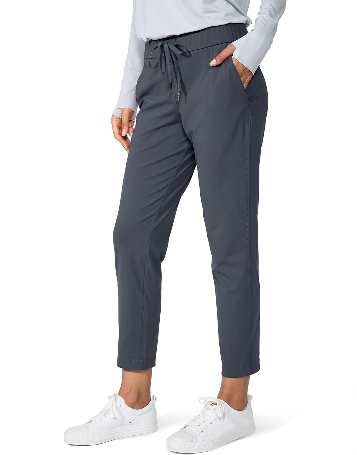 G Gradual Women's 7/8 Stretch Ankle Pants with Deep Pockets
