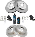 Front and Rear Brake Pad & Rotor Kit for Lexus RX350 RX330 Highlander