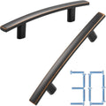 3 in Oil Rubbed Bronze Cabinet Pulls 30 Pack - Solid Metal Handles