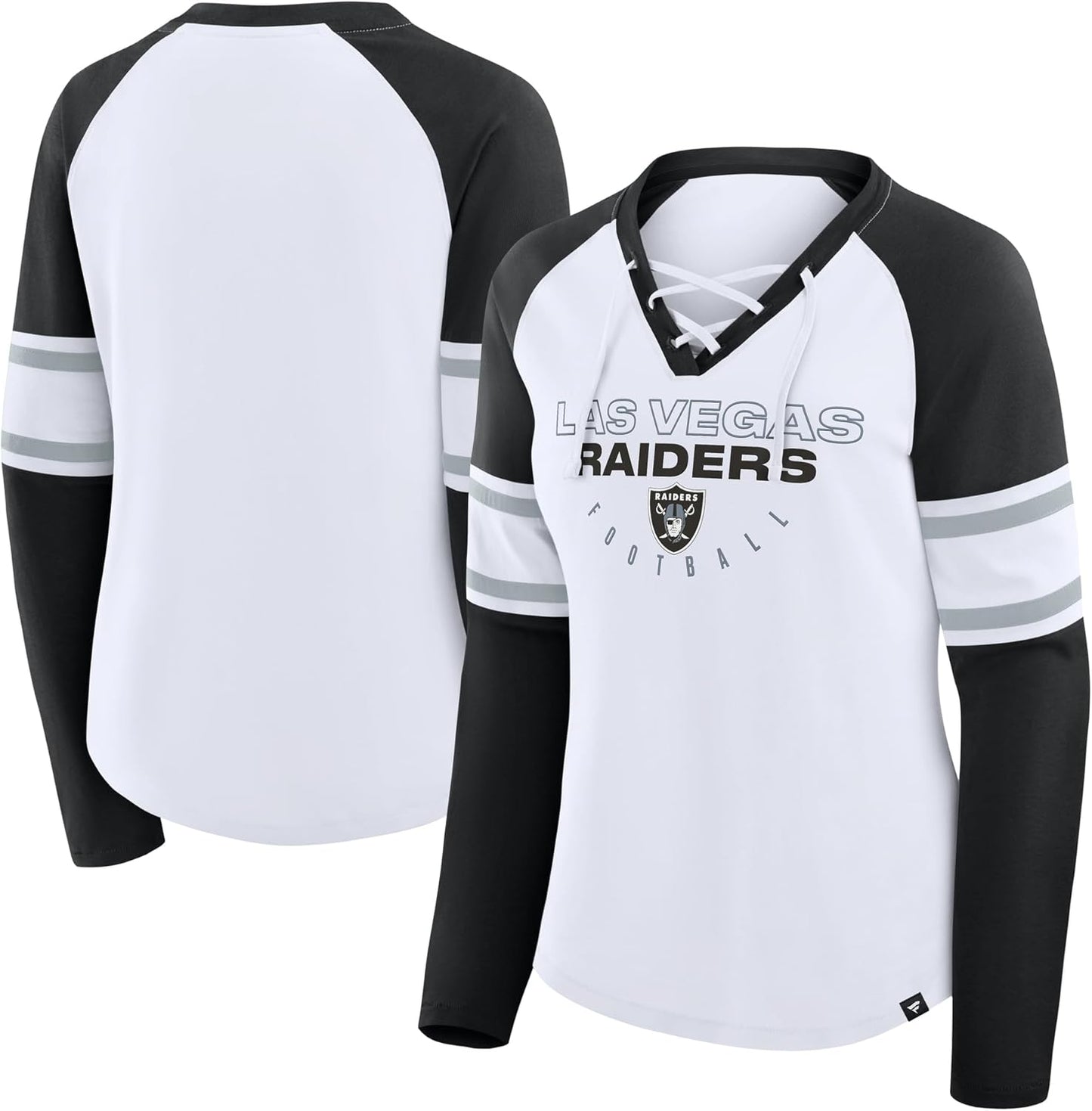 Fanatics Women's NFL Redzone Blitz Package Lace-Up T-Shirt Review