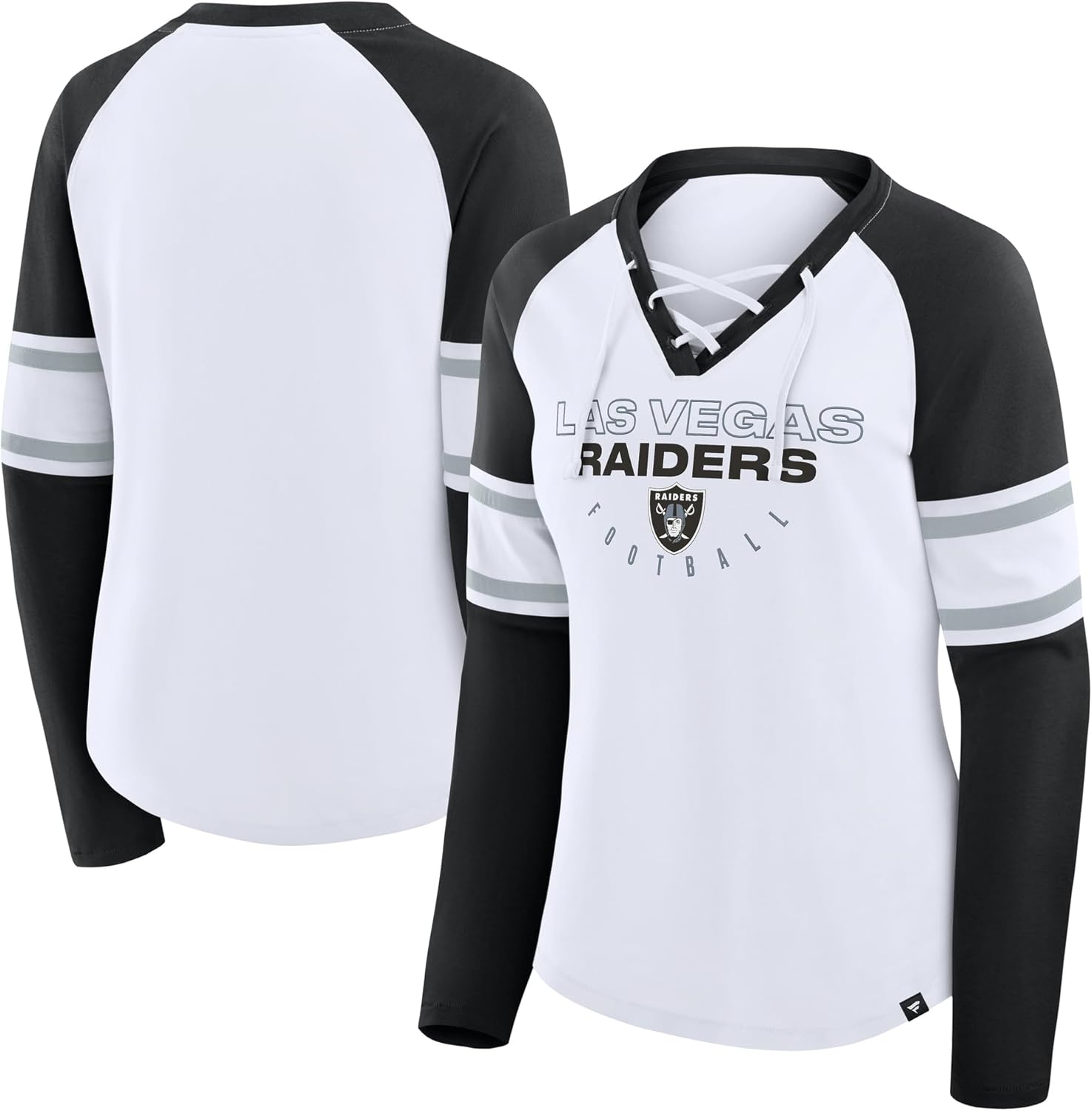 Fanatics Women's NFL Redzone Blitz Package Lace-Up T-Shirt Review