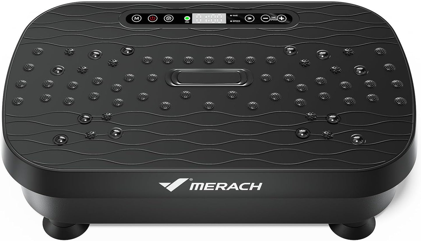 MERACH Vibration Plate: Dual Massage & 99 Speeds