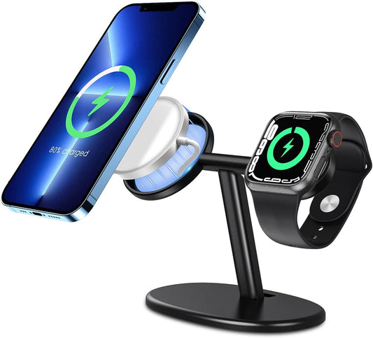 MagSafe Stand for iPhone & Apple Watch - Black