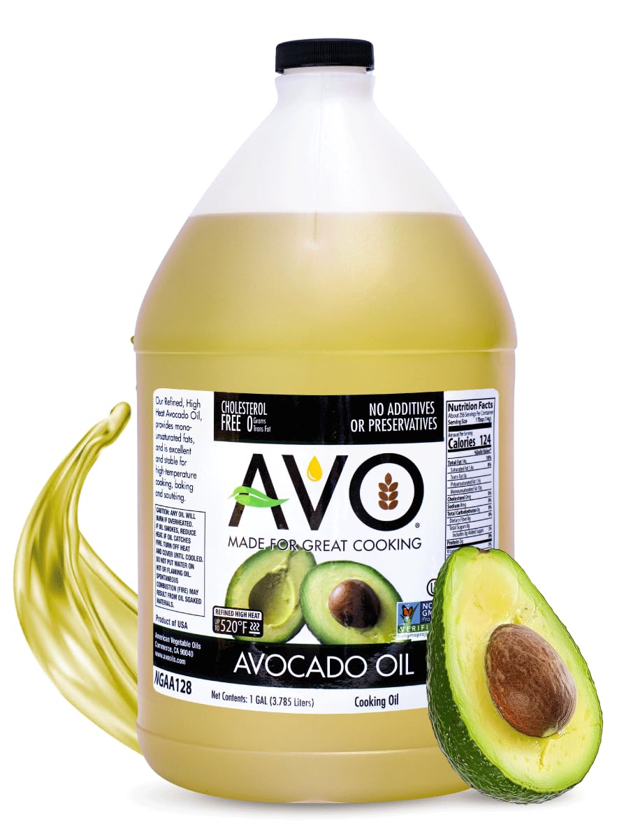 AVO Non GMO 100% Avocado Oil - Pure, Healthy Cooking Oil