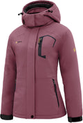 GEMYSE Women's Ski Snow Jacket Warm Waterproof Winter Coat