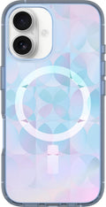 OtterBox iPhone 16 Symmetry Series Clear Case - Opal Prism Blue