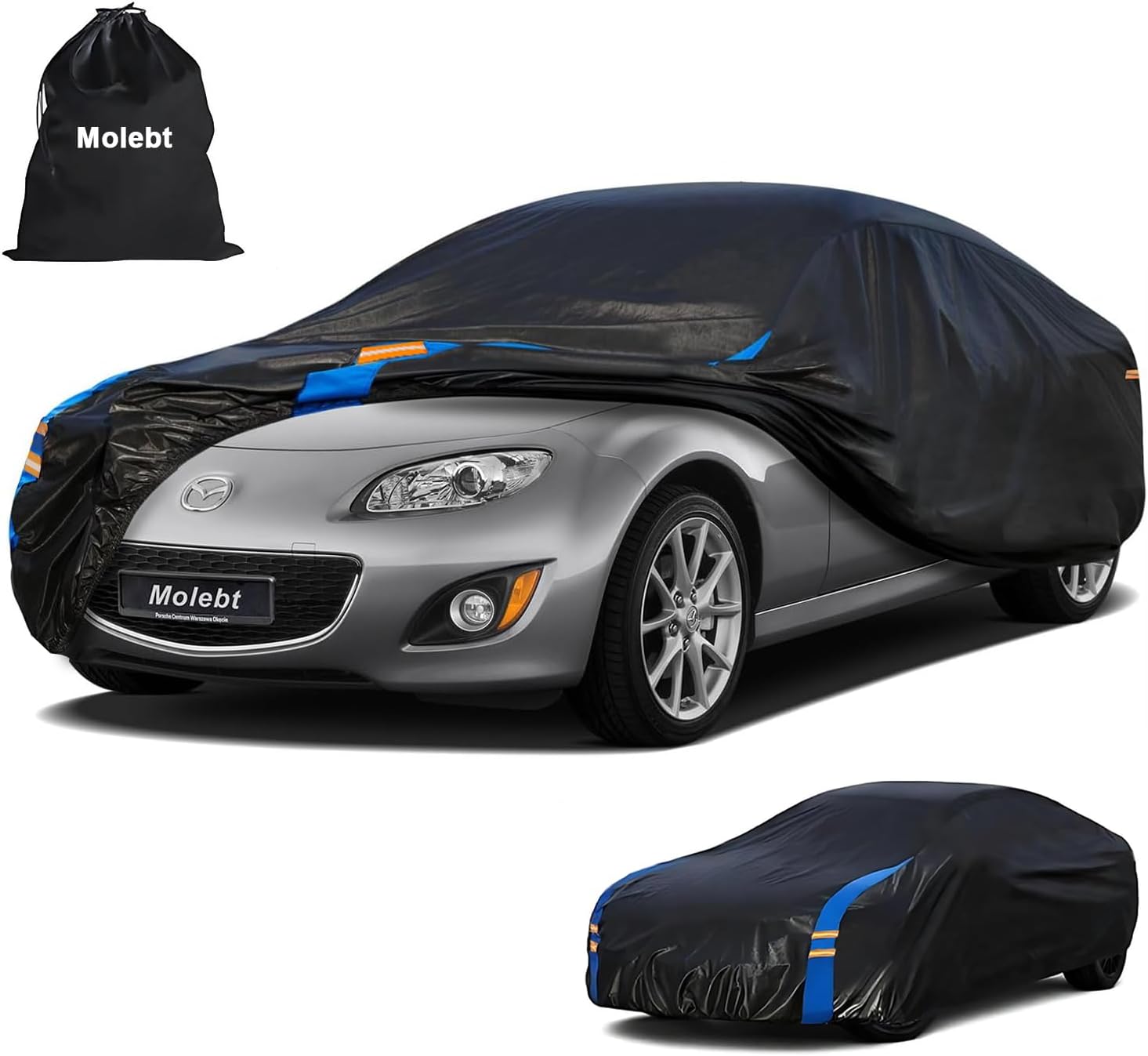 Car Cover Waterproof All Weather Protection for Sedans & Coupes
