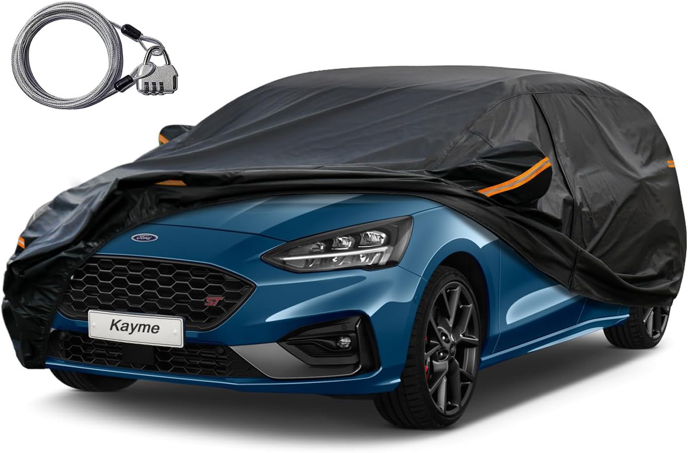 Kayme Hatchback Car Cover for All Weather Protection and Fit