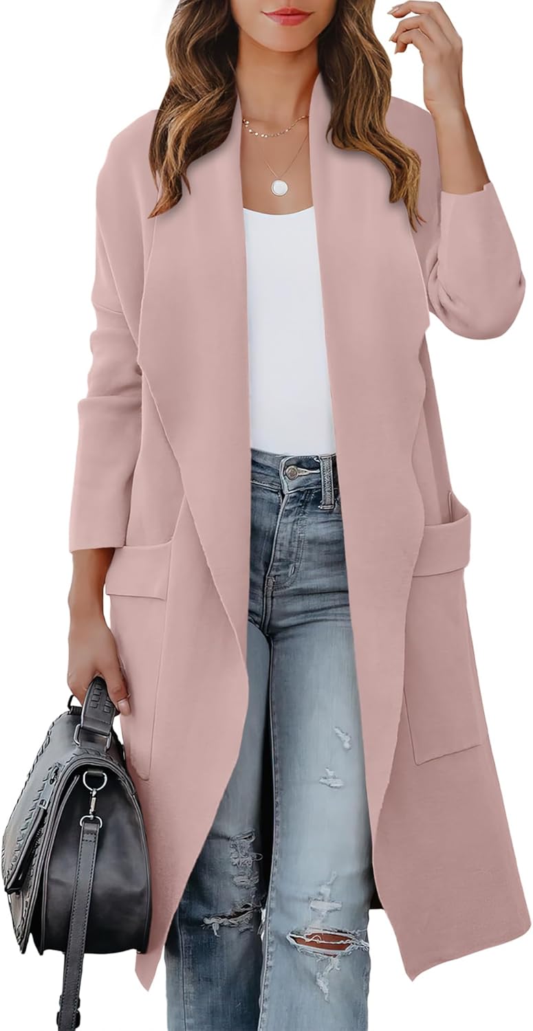 Stylish Women's Long Cardigan Sweater for Fall Fashion Trends