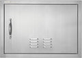 Stainless Steel BBQ Access Door 24x17 in - Outdoor Kitchen Access