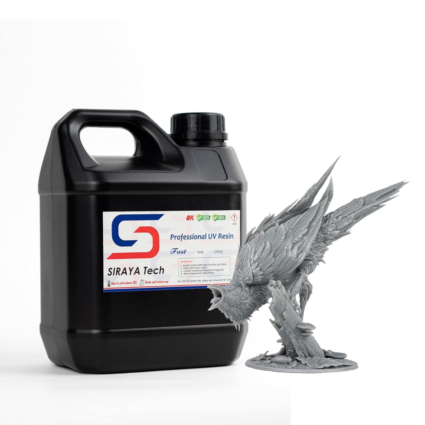 Siraya Tech Fast ABS-Like 2kg 3D Printer Resin for High Precision