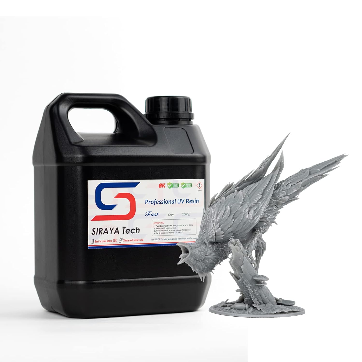 Siraya Tech Fast ABS-Like 2kg 3D Printer Resin for High Precision