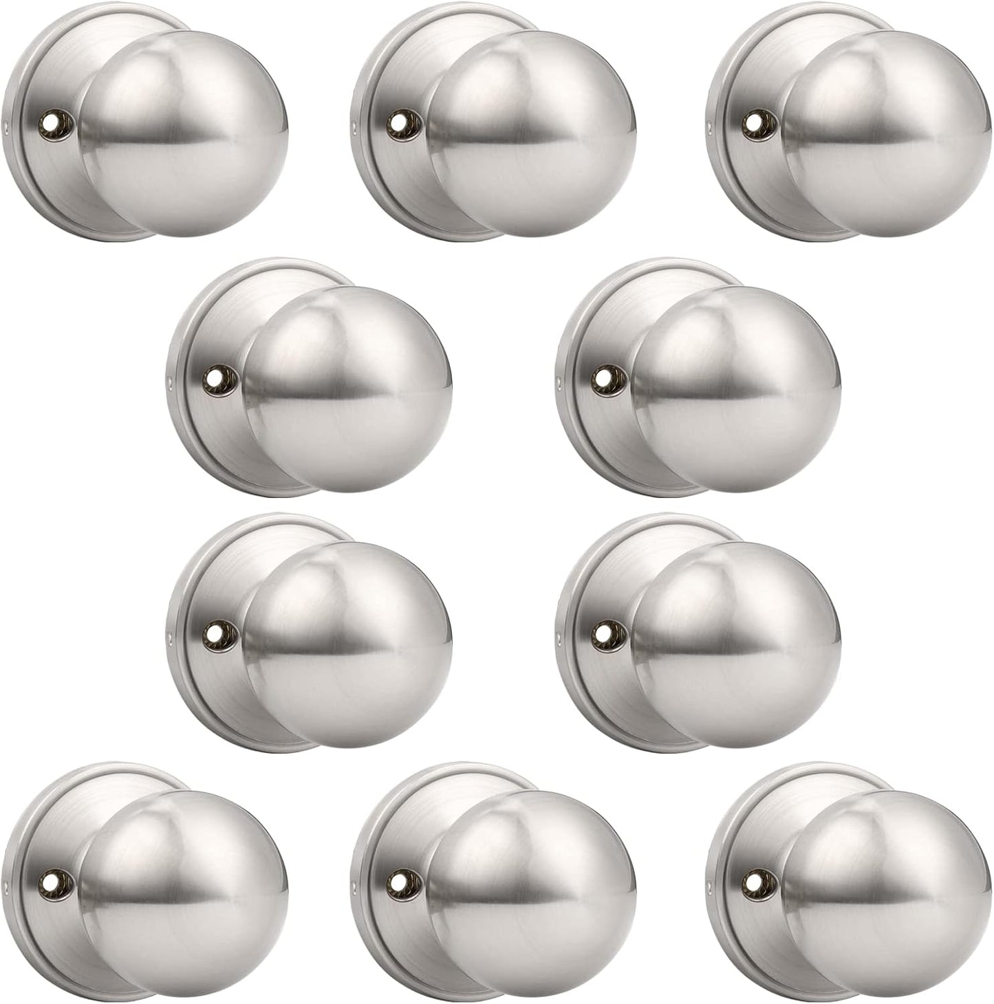 Probrico Ball Dummy Door Knob Set for Stylish Interior Doors