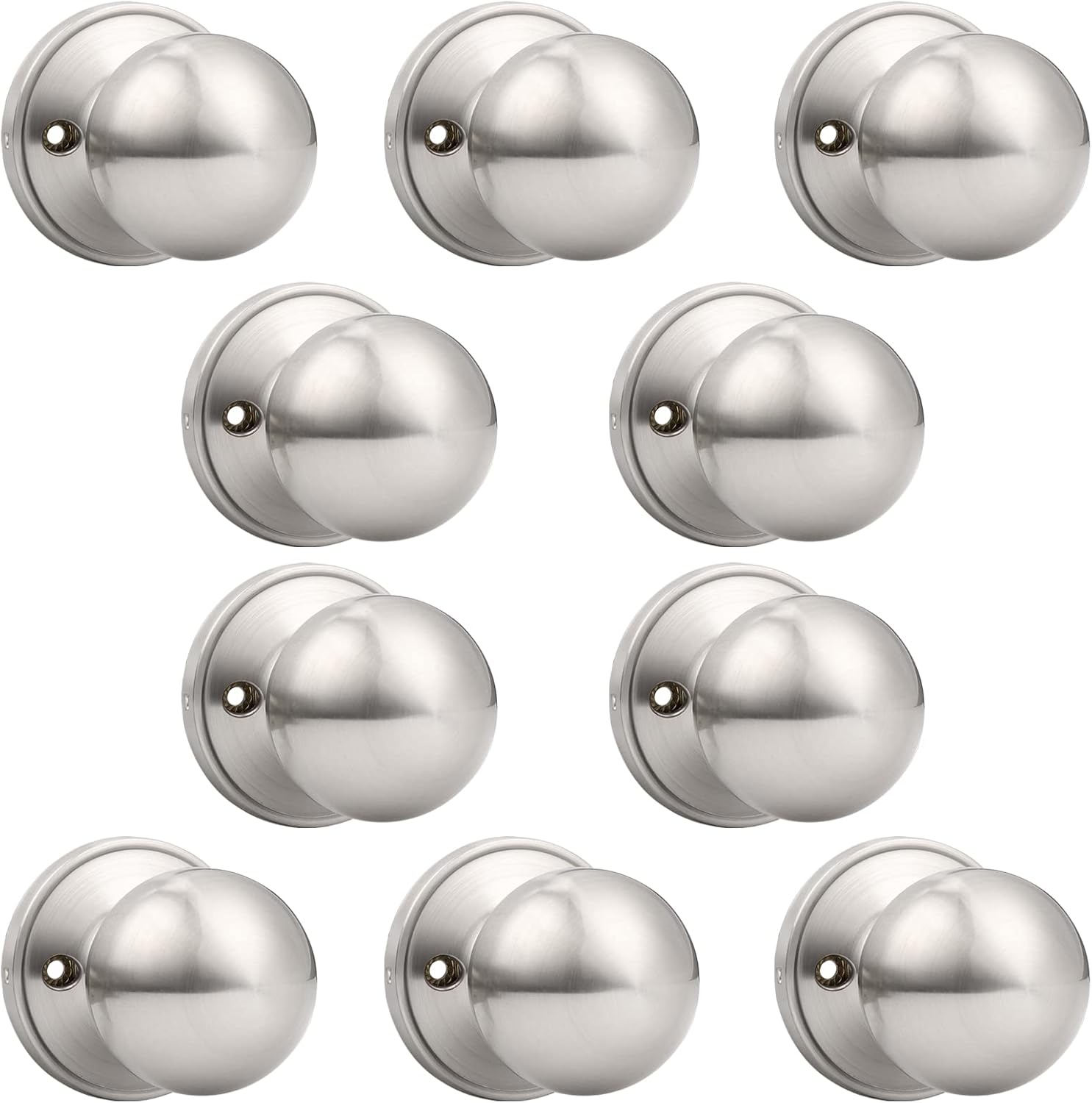 Probrico Ball Dummy Door Knob Set for Stylish Interior Doors