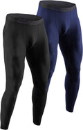 DEVOPS Men's Thermal Compression Pants - Warm, Soft Base Layer