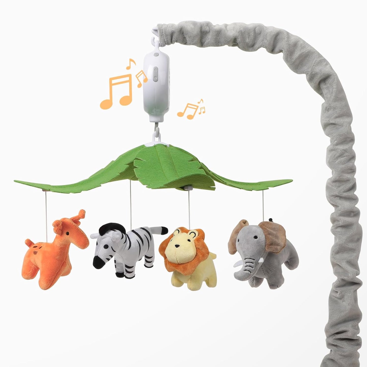 Baby Crib Mobile - Jungle Animal Musical Mobile for Nursery