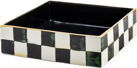 Ceramic Luncheon Napkin Holder for Table and Countertop