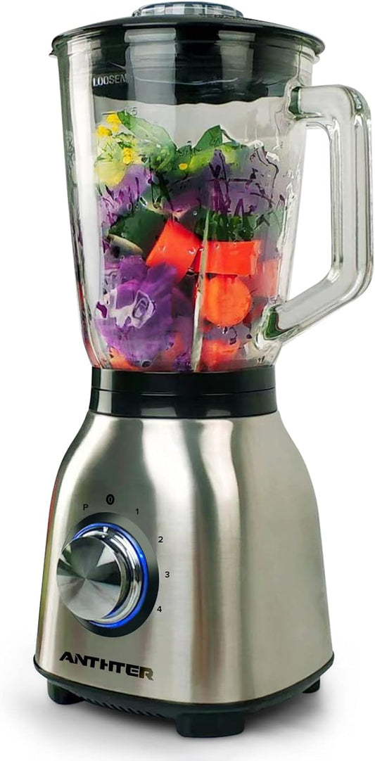 Powerful 950W Anthter Blender - Puree, Crush Ice, and Blend Smoothies with Ease!