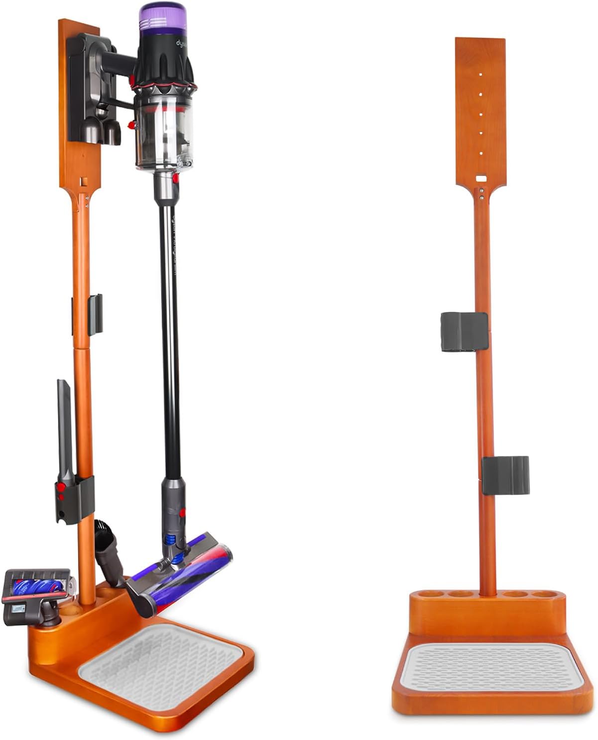 Rustic Wooden Stand for Dyson Cordless Vacuums