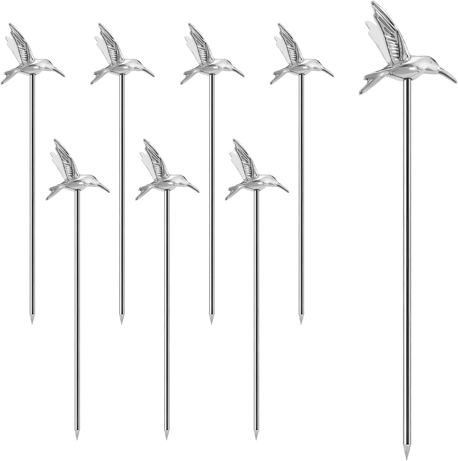 DEEKOUDT Stainless Steel Martini Picks - Elegant Party Essential!