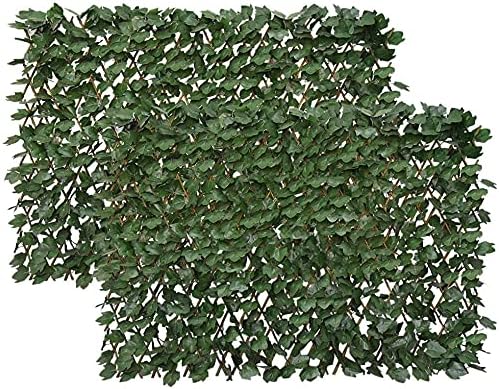 Expandable Faux Ivy Privacy Fence Screen for Garden Use
