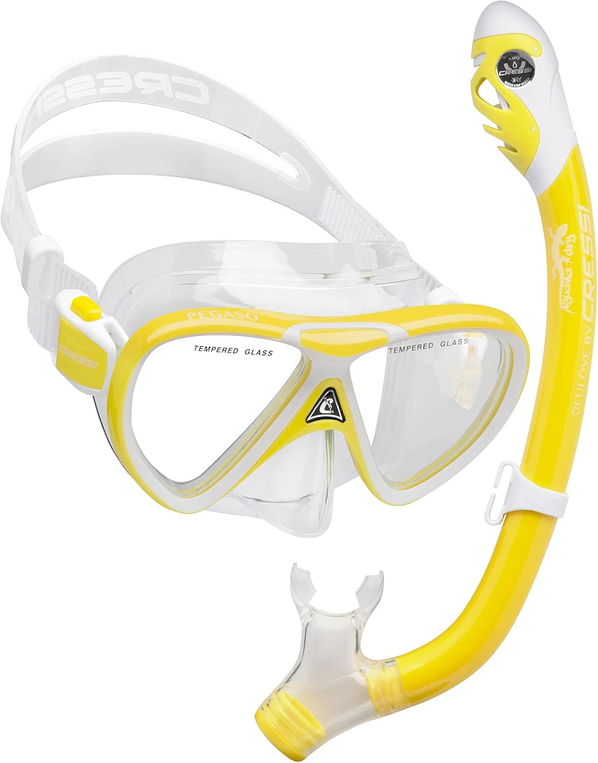 Cressi Snorkeling Silicone Set for Kids Aged 5 to 15 Years