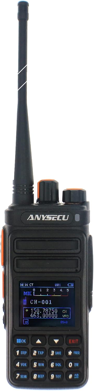 ANYSECU UVF9plus 10W UHF VHF Two Way Radio with Features