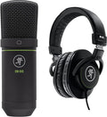Mackie EM-91C Condenser Microphone and MC-100 Headphones Bundle