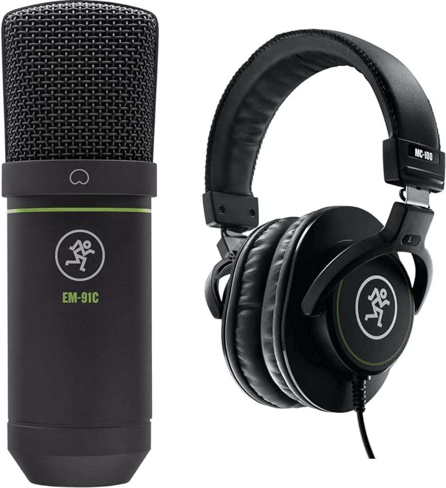 Mackie EM-91C Microphone and MC-100 Headphones Bundle Review