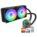 Dracaena.io 240mm AIO CPU Cooler - Quiet PWM Fan for SFF PCs