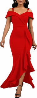 Elegant One Shoulder Sleeveless Bodycon Dress for Parties and Events